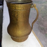 Стара бронзова халба, чаша, кана, снимка 7 - Антикварни и старинни предмети - 40241372