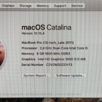 Apple Macbook Pro A1278  i5, снимка 3 - Лаптопи за работа - 37190634