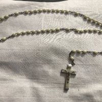 стара молитвена броеница - светеща/фосфорна/, снимка 2 - Антикварни и старинни предмети - 42847659