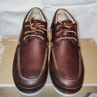 Чудесни мъжки половинки от естествена кожа Timberland №40, снимка 3 - Ежедневни обувки - 39178071