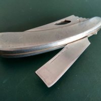 Стар немски ловджийски бръснач + нож, снимка 7 - Ножове - 44447071