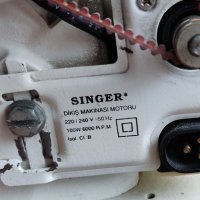 Работеща ел. шевна машина "Singer 1301" (педал+маса+шкафче+аксесоари), снимка 7 - Шевни машини - 44261776