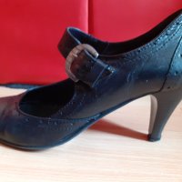 Дамски обувки естествена кожа , снимка 4 - Дамски обувки на ток - 36693410