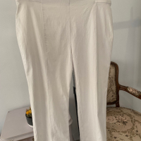 Бял панталон 3/4 в размер М, снимка 4 - Панталони - 44725531