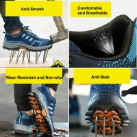 Защитни Работни Обувки с Метално Бомбе и Кевларена Подметка,Модел-512, снимка 3 - Други - 38100738
