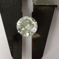 Уникален Топ Фенси бял голям 5 карата Диамант Мойсанит Diamond Moissanite, снимка 5 - Други - 34904807
