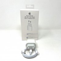  Комплект Адаптер Зарядно 20W и Кабел USB C to Lightning за iPhone, снимка 6 - Оригинални зарядни - 37119842