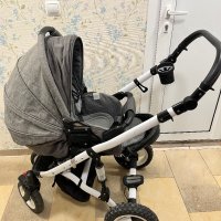 Бебешка количка Adbor, модел Zarra 3 в 1 сива, снимка 7 - Детски колички - 44364679
