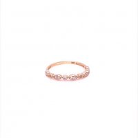 Златен дамски пръстен 1,28гр. размер:57 14кр. проба:585 модел:10089-5, снимка 1 - Пръстени - 38386497