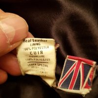 Vintage On Stage London Genuine Leather Jacket, снимка 6 - Сака - 35225290