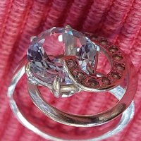 Дамски златен пръстен с аквамарин/злато златни златно/, снимка 5 - Пръстени - 37569242