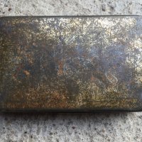 стара метална табакера, кутия за тютюн /цигари/ - GERMANY , снимка 4 - Антикварни и старинни предмети - 38654008