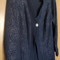 Намалена - нова блуза имитация на сако Karina Fashion, снимка 9 - Блузи с дълъг ръкав и пуловери - 37751648