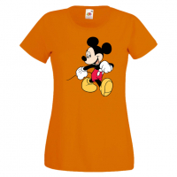 Дамска тениска Mickey Mouse 6 .Подарък,Изненада,, снимка 6 - Тениски - 36526537