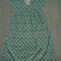 Дълга рокля тюркоаз М/L размер , снимка 4 - Рокли - 37181049