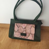 Ръчно изработена дамска чанта от естествена кожа, снимка 7 - Чанти - 44419090