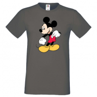 Мъжка тениска Mickey Mouse 4 Подарък,Изненада,Рожден ден, снимка 4 - Тениски - 36576288