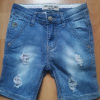 Детски къси дънки за 4 год. нови, снимка 1 - Детски къси панталони - 33981924