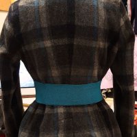 "Sisley"-сиво/синьо късо палто, снимка 4 - Палта, манта - 38969821