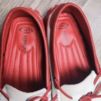 Оригинални италиански мъжки обувки Ferrari Tod's и обувки WOZ, снимка 10 - Мокасини - 35611162