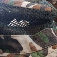 КАМУФЛАЖ Военна лятна шапка с периферия дишаща лов риболов камуфлажна еърсофт airsoft , снимка 4 - Екипировка - 38484309