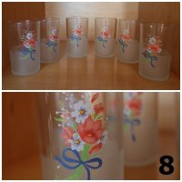 Стъклени чаши, комплекти - различни видове, снимка 7 - Чаши - 42614262