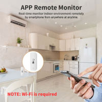 3992 Стаен термометър с WiFi - сензор за температура и влажност, снимка 7 - Други стоки за дома - 44566720