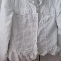 Бяло кокетно сако, снимка 1 - Сака - 42248458