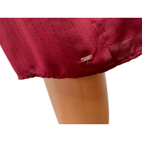Дамска риза TOMMY HILFIGER размер L / XL вишнева червена, снимка 2 - Ризи - 44570747