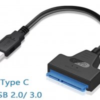 Usb Sata Cable Sata 3 To Usb 3.0 кабел сата лаптоп , снимка 1 - Лаптоп аксесоари - 37493667