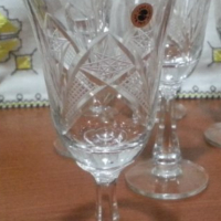 Кристални чаши  Зорница , снимка 9 - Антикварни и старинни предмети - 44466067