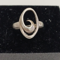 сребърен пръстен ЖД6, снимка 6 - Пръстени - 44697484