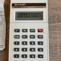 Sharp El-220 ретро калкулатор, снимка 2 - Друга електроника - 30939624