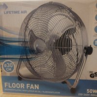 
Доживотен въздушен вентилатор 30 см - подов - 3 скорости - накланящ се - нисък шум - хром


, снимка 6 - Вентилатори - 44482936