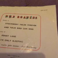 The beatles strawberry fields forever Penny lane Рarlophone/Ю/-малка плоча на Бийтълс от 1967г-рядка, снимка 5 - Грамофонни плочи - 42811500