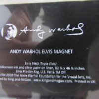 Метален магнит от Лондон-Елвис Пресли, Великобритания-, снимка 5 - Колекции - 44329614