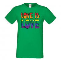  Мъжка тениска Love is Love 1 multicolor Прайд,Празник.Повод,Изненада, снимка 5 - Тениски - 37103142