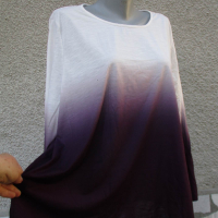 4XL Нова  блуза в преливащи цветове, снимка 4 - Блузи с дълъг ръкав и пуловери - 44737522