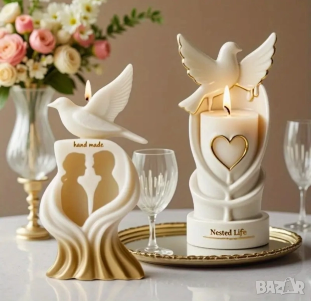 Комплект 2 броя молдове за сватба , снимка 1