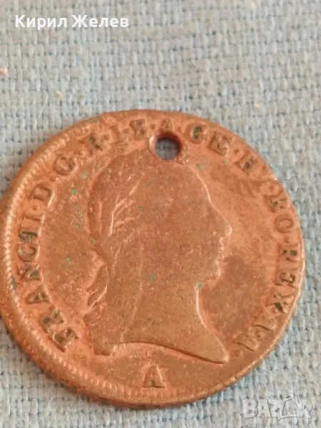 Монета 1 кройцер 1800г. Австрия Франц втори Свещенна римска империя 30286, снимка 1