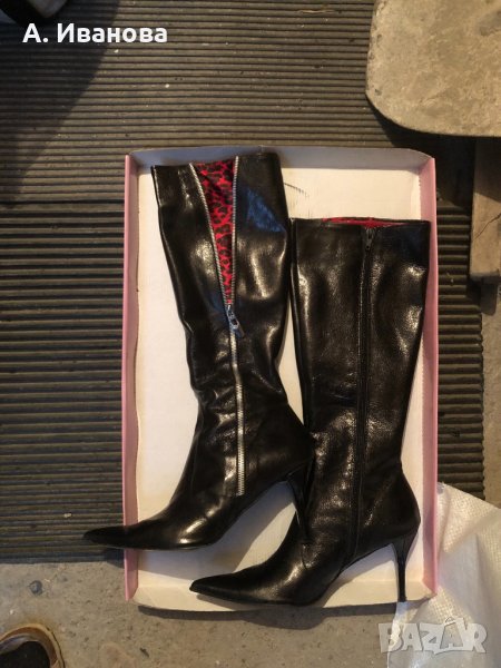 Дамски ботуши естествена кожа Angelo, снимка 1