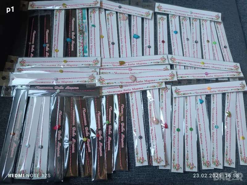 мартеници 50 броя за 10 лв , снимка 1