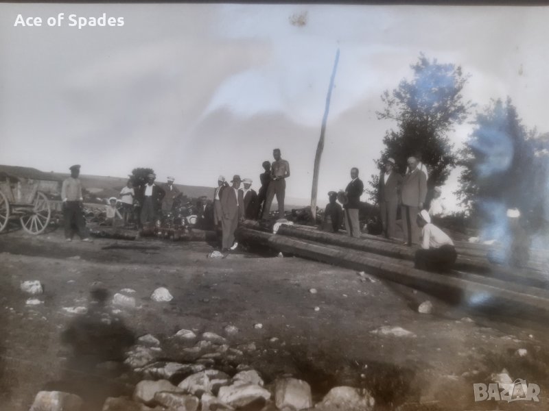 Стара Снимка на Картон 34/30 см. (3), снимка 1