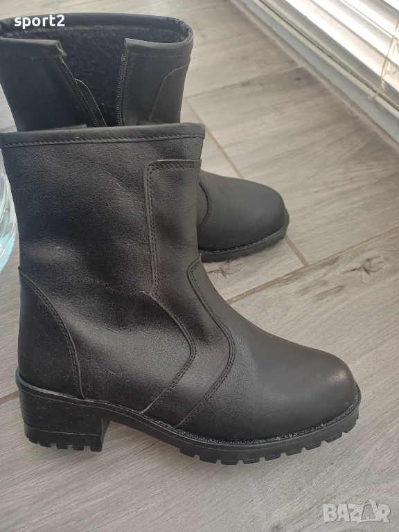 Нови Дамски боти естествена кожа номер 36, снимка 1