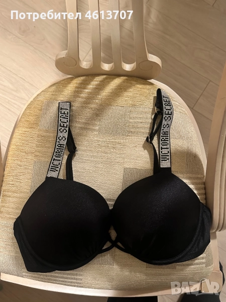 Victoria’s Secret черен сутиен с камъни, снимка 1