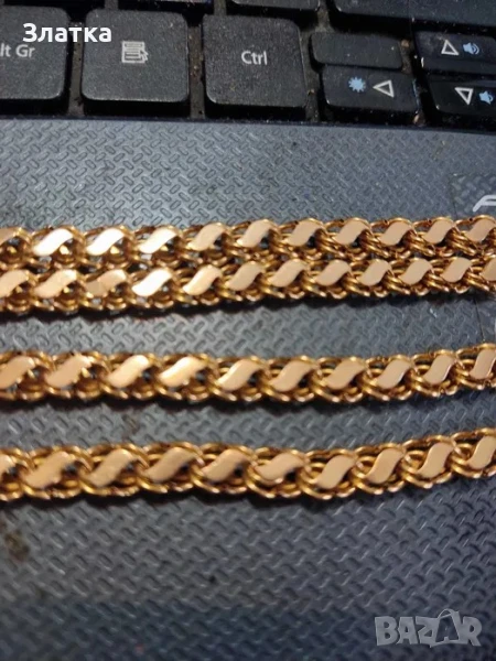 Златен ланец 18 карата Златен синджир 18 карата Злато Златни бижута, снимка 1