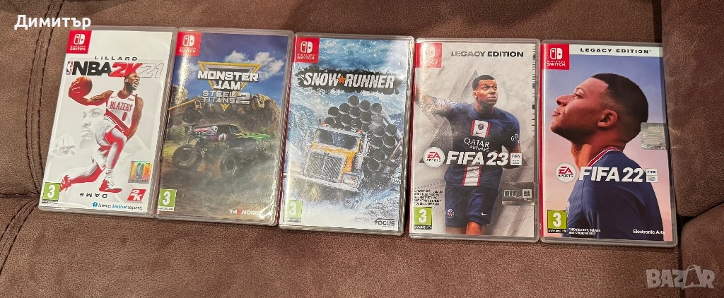 Игри за Nintendo switch (280лв – общо), снимка 1