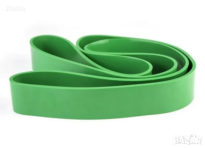 Силовa лентa със съпротивление Active Gym ЗЕЛЕНА 45мм, снимка 1