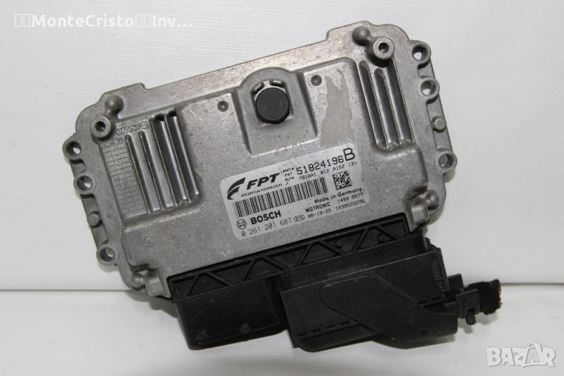 Моторен компютър Fiat Bravo (2007-2014г.) 51824196B / 0 261 201 687 / 0261201687 / 51824196, снимка 1