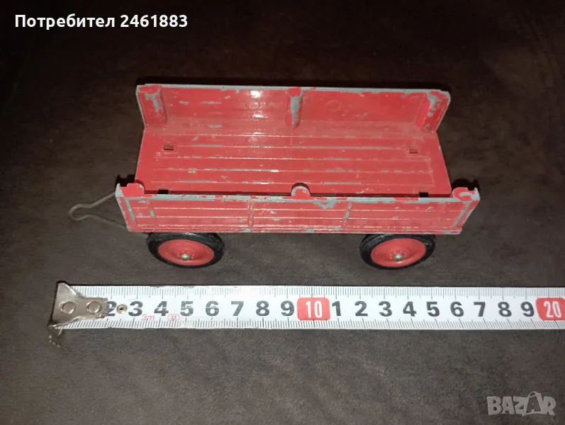 Старо ремарке 1/32 Crescent made in England метална количка , снимка 1